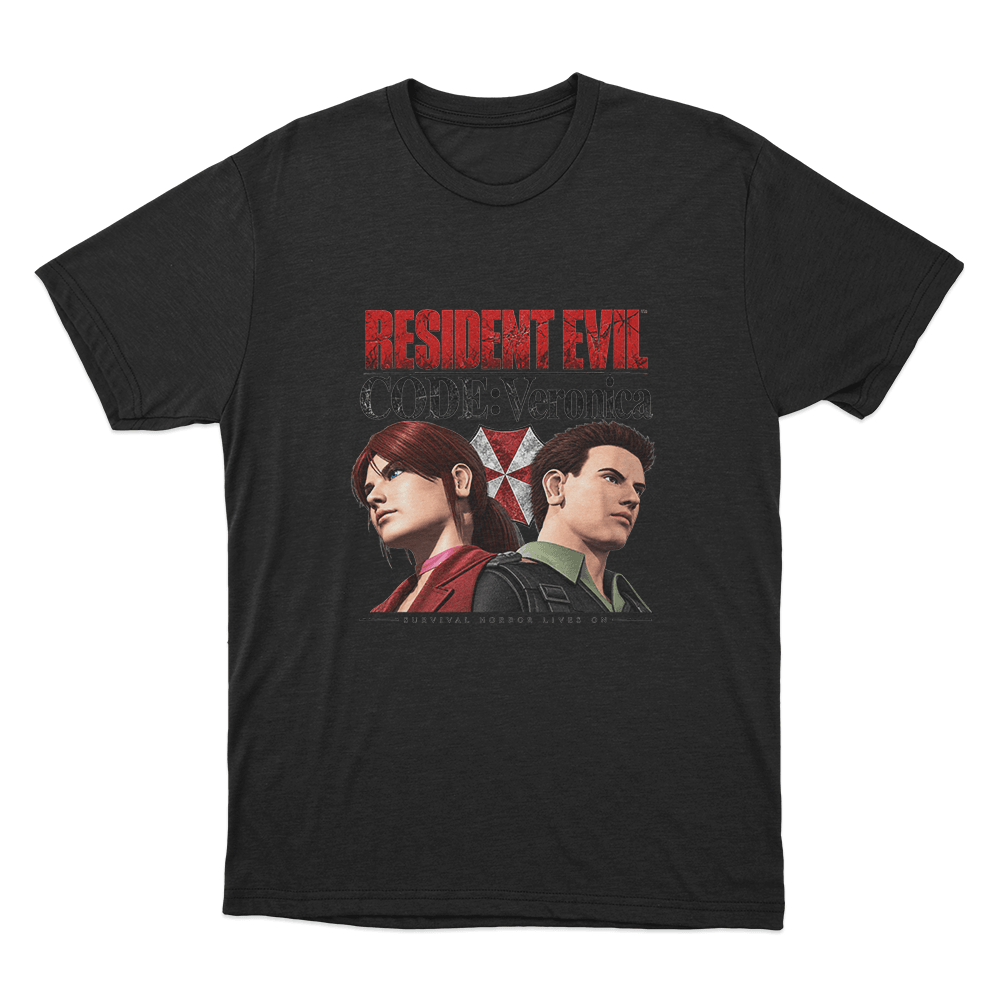 Code Veronica Claire And Chris Redfield Unisex T Shirt Black Code Veronica Claire And Chris Redfield Unisex T Shirt Black