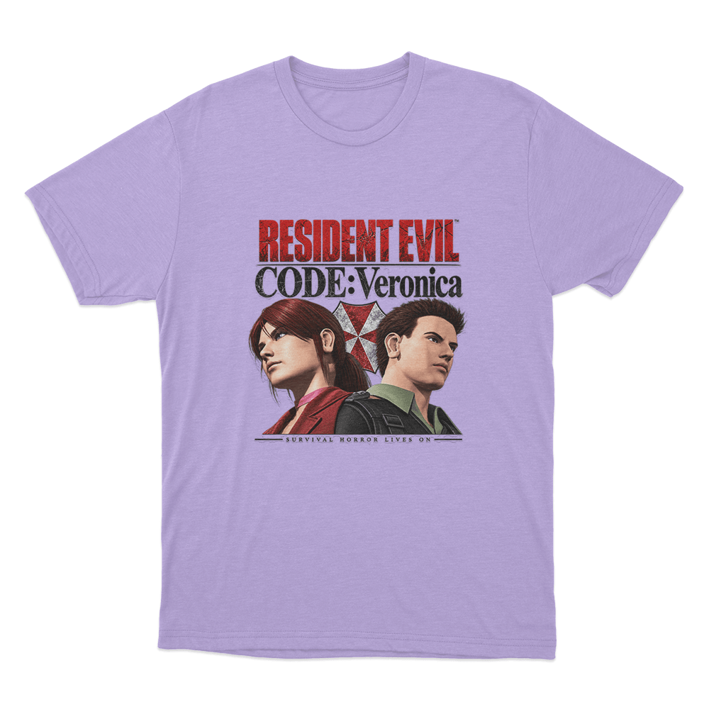 Code Veronica Claire And Chris Redfield Unisex T Shirt Purple Code Veronica Claire And Chris Redfield Unisex T Shirt Purple