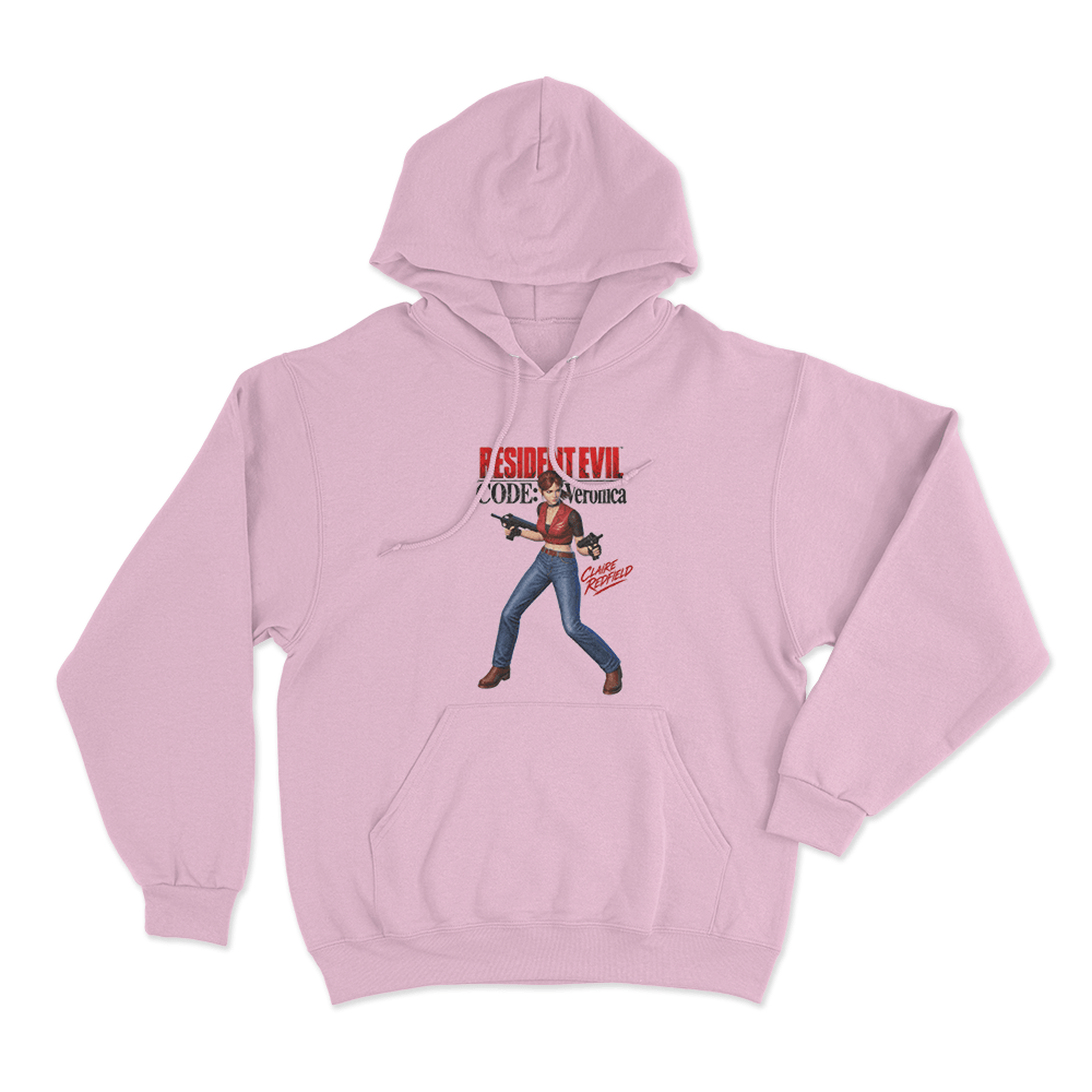 Code Veronica Claire Redfield Unisex Hoodie Pink Code Veronica Claire Redfield Unisex Hoodie Pink