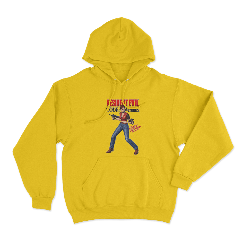 Code Veronica Claire Redfield Unisex Hoodie Yellow Code Veronica Claire Redfield Unisex Hoodie Yellow
