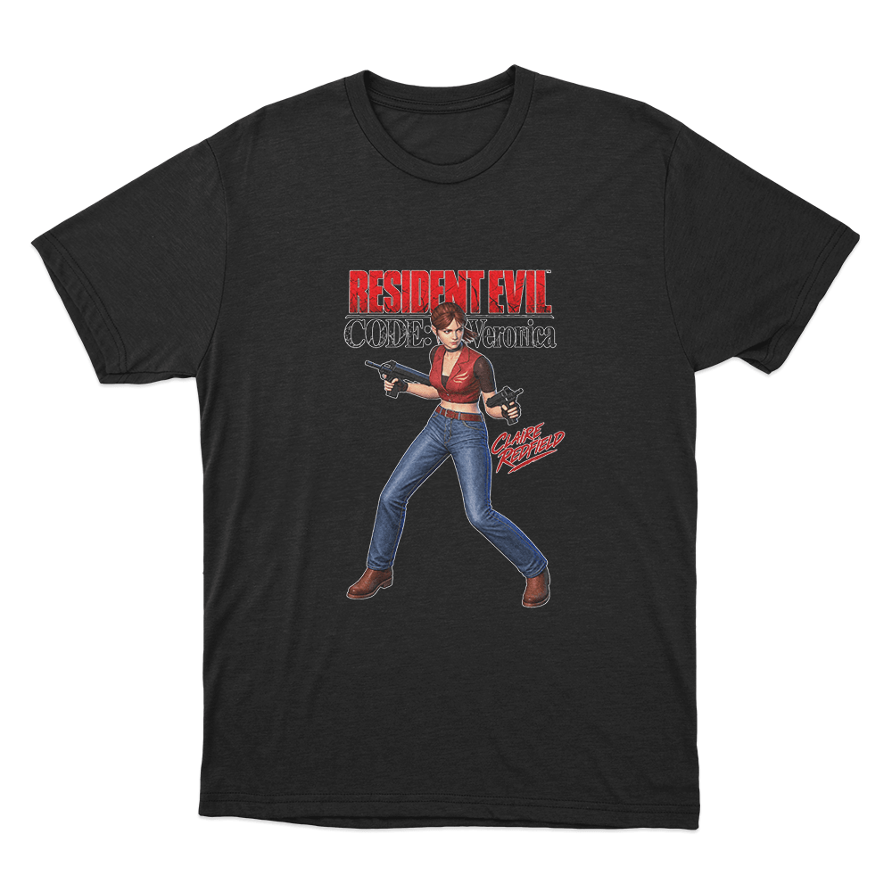 Code Veronica Claire Redfield Unisex T Shirt Black Code Veronica Claire Redfield Unisex T Shirt Black