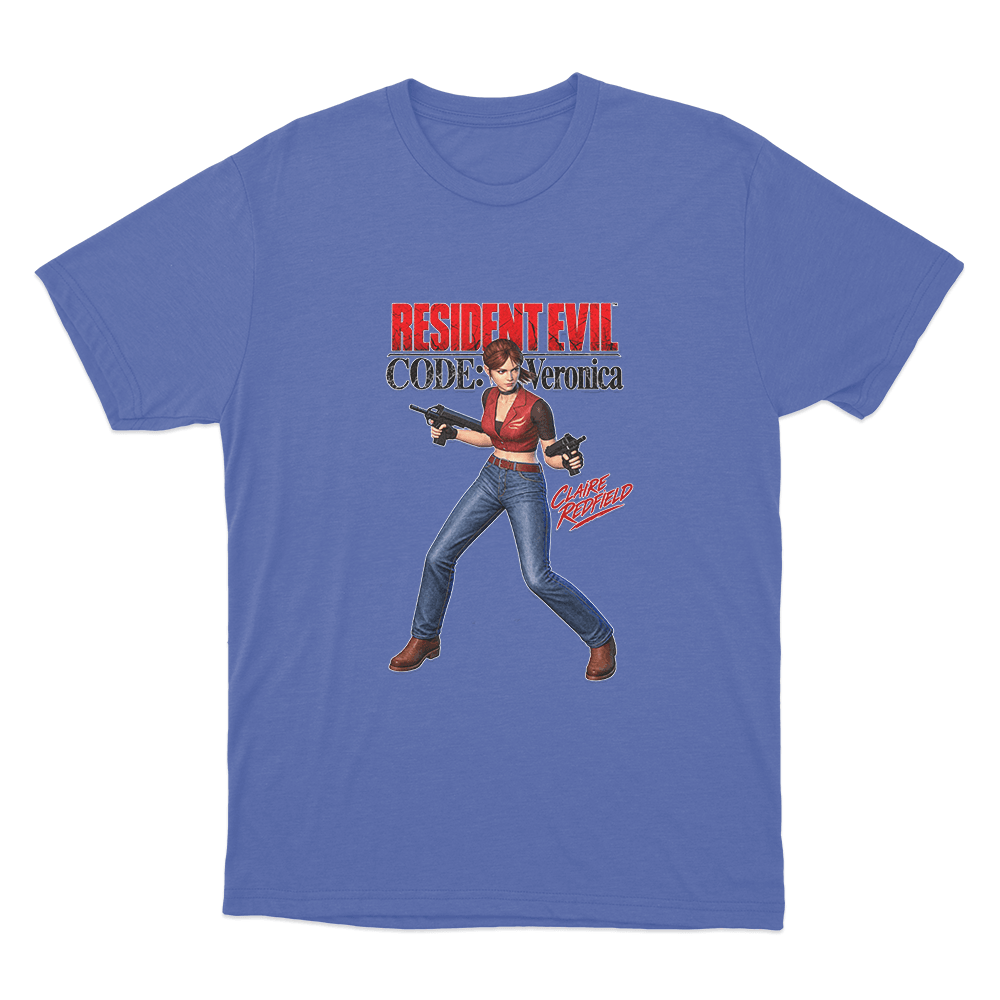 Code Veronica Claire Redfield Unisex T Shirt Blue Code Veronica Claire Redfield Unisex T Shirt Blue