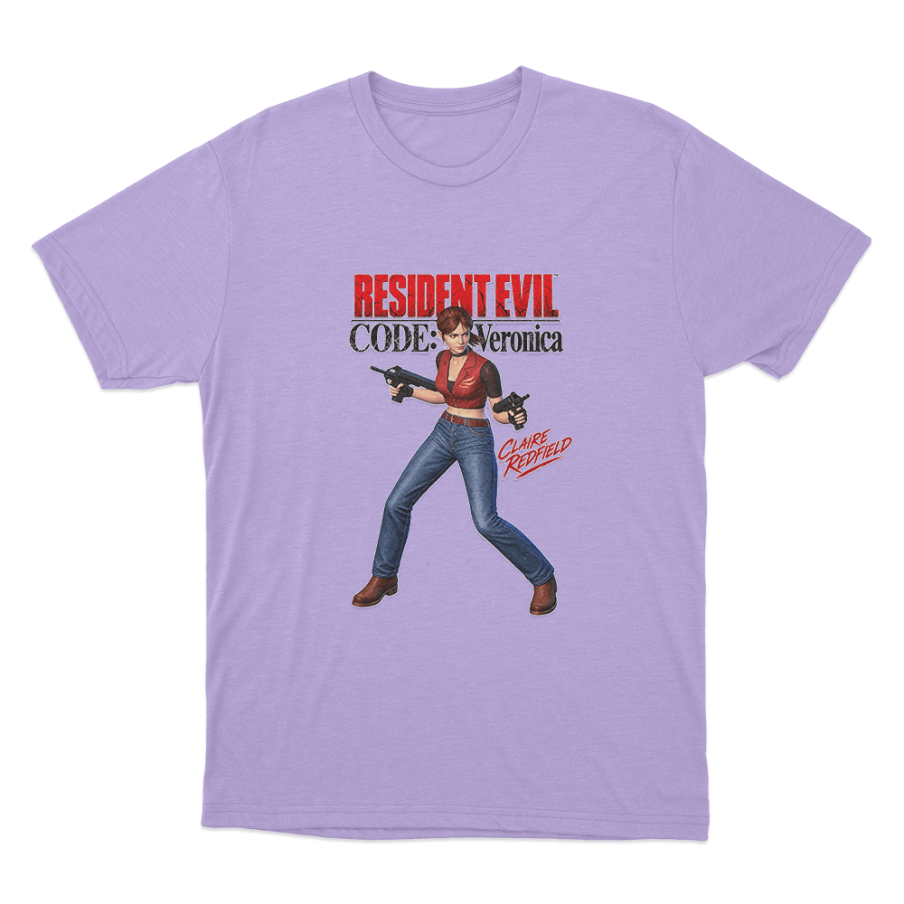 Code Veronica Claire Redfield Unisex T Shirt Purple Code Veronica Claire Redfield Unisex T Shirt Purple