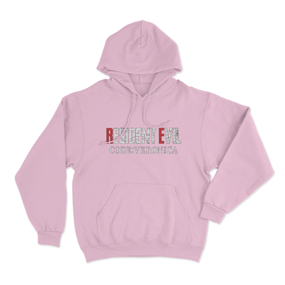 Code Veronica Logo Unisex Hoodie Pink Code Veronica Logo Unisex Hoodie Pink