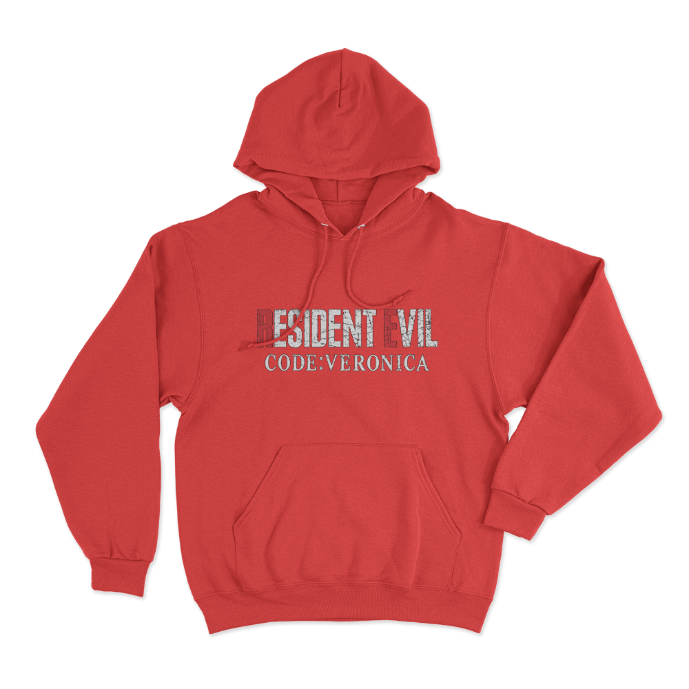 Code Veronica Logo Unisex Hoodie Red Code Veronica Logo Unisex Hoodie Red