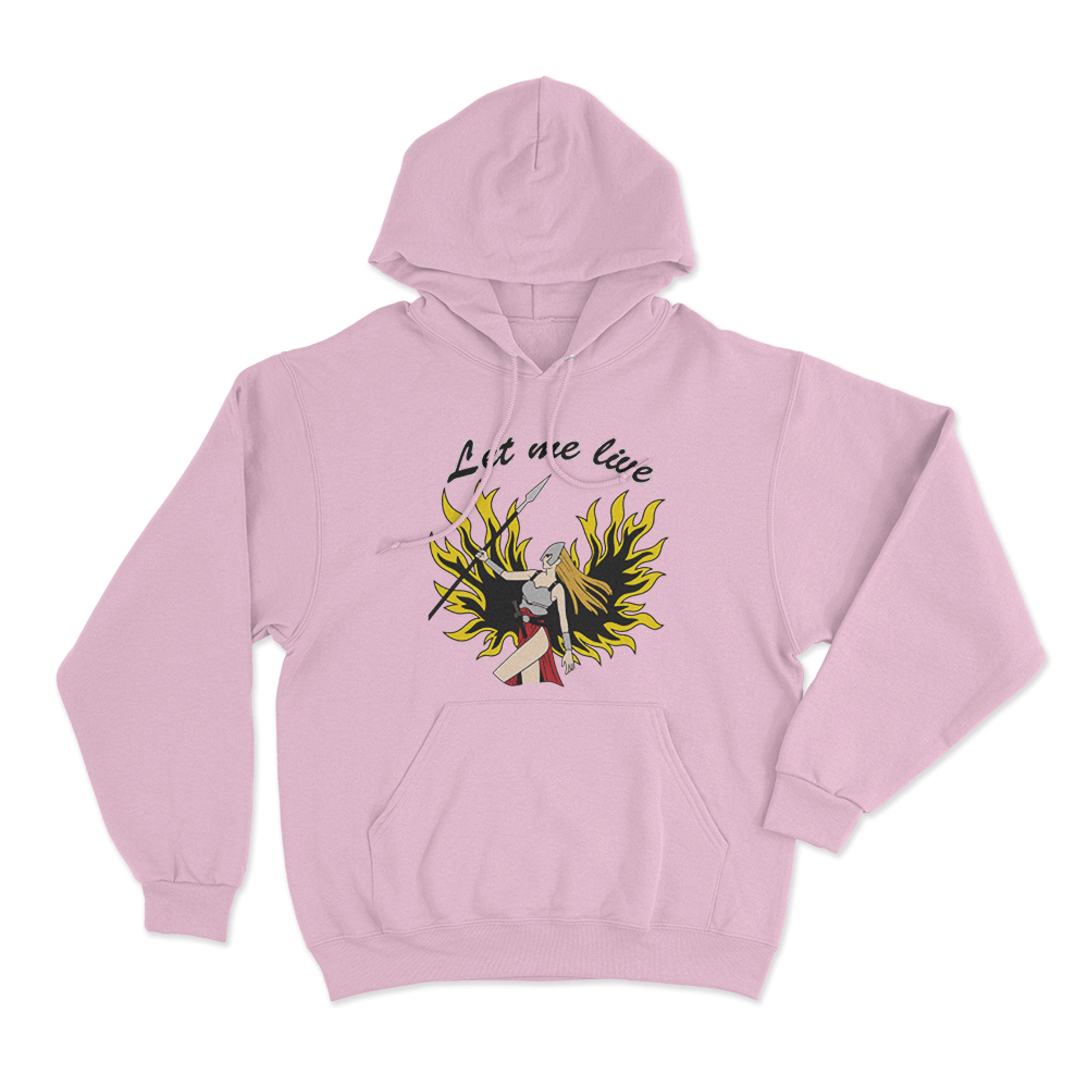 Let Me Live Unisex Hoodie Pink Let Me Live Unisex Hoodie Pink