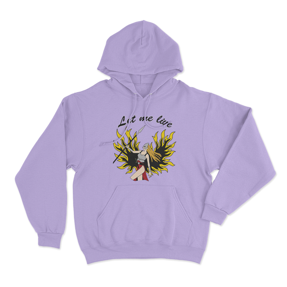 Let Me Live Unisex Hoodie Purple Let Me Live Unisex Hoodie Purple