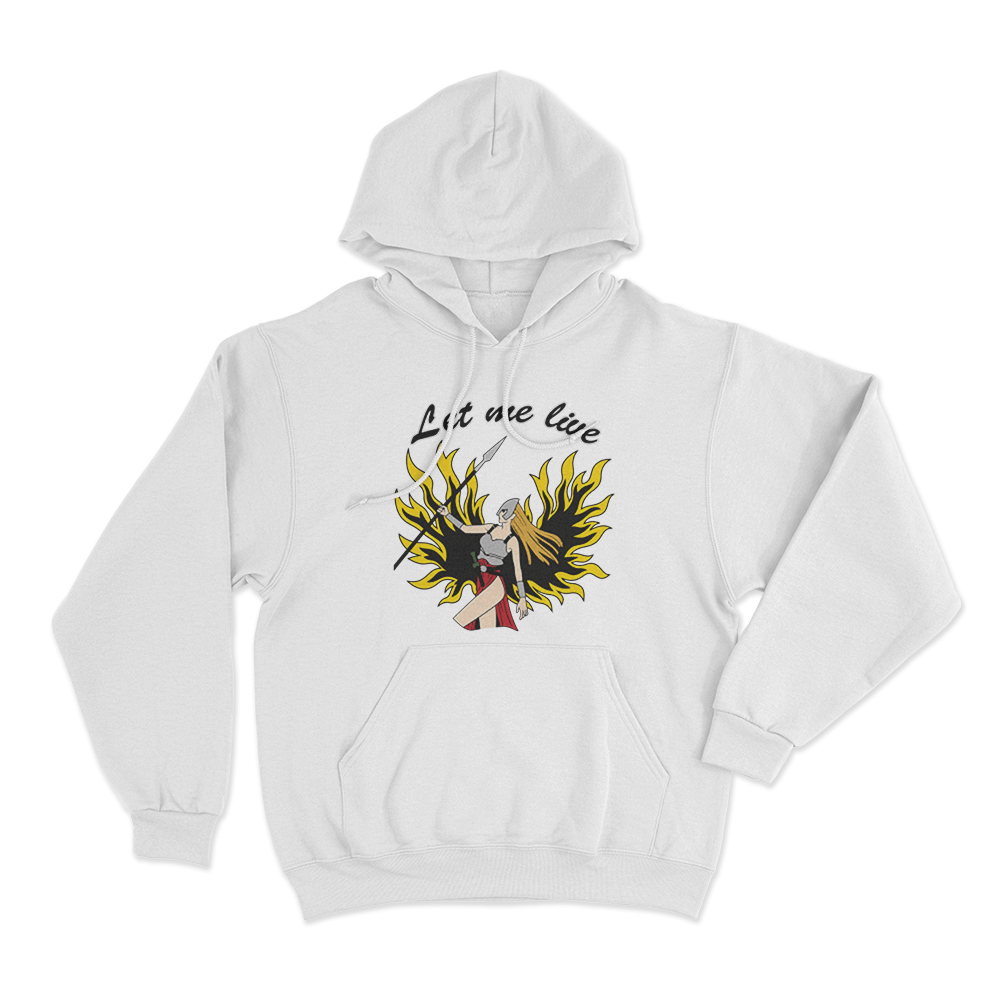 Let Me Live Unisex Hoodie White Let Me Live Unisex Hoodie White