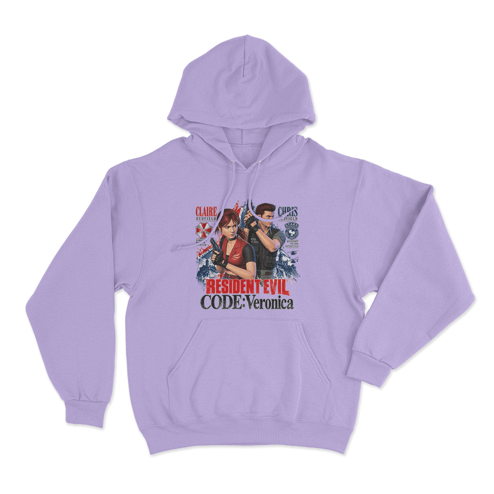 Resident Evil Code Veronica Redfield Survivors Unisex Hoodie Purple Resident Evil Code Veronica Redfield Survivors Unisex Hoodie Purple