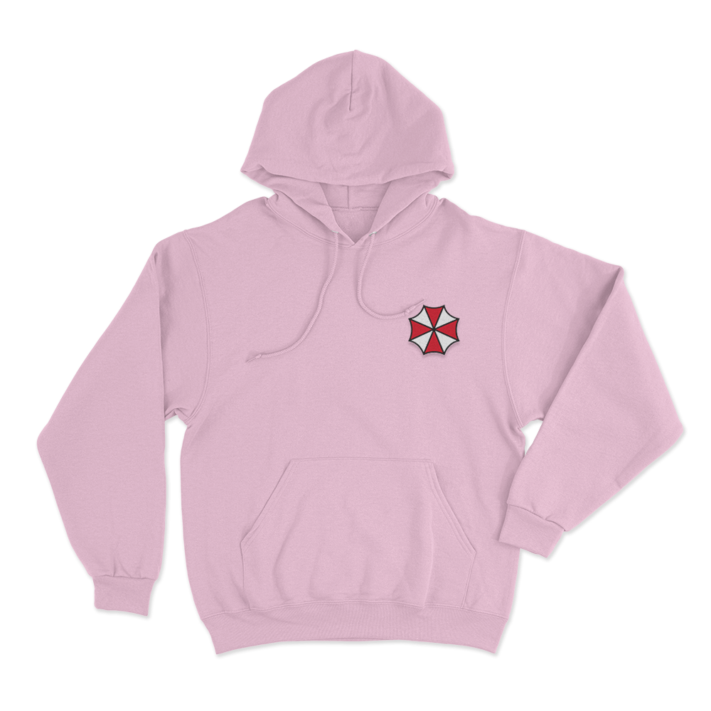 Resident Evil Umbrella Unisex Hoodie Pink Resident Evil Umbrella Unisex Hoodie Pink