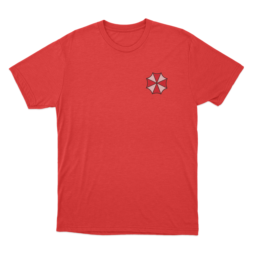 Resident Evil Umbrella Unisex T Shirt Red Resident Evil Umbrella Unisex T Shirt Red