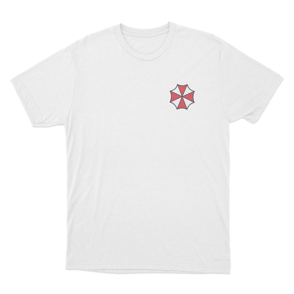 Resident Evil Umbrella Unisex T Shirt White Resident Evil Umbrella Unisex T Shirt White