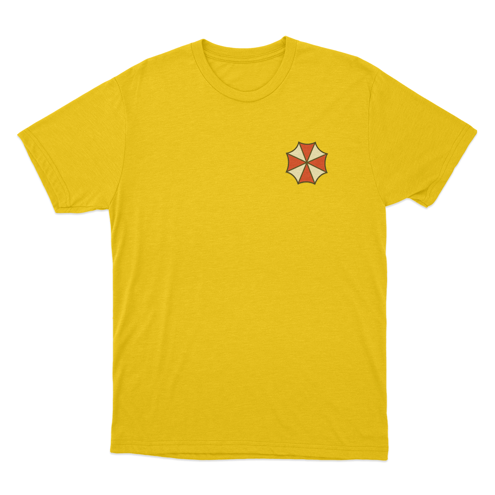 Resident Evil Umbrella Unisex T Shirt Yellow Resident Evil Umbrella Unisex T Shirt Yellow