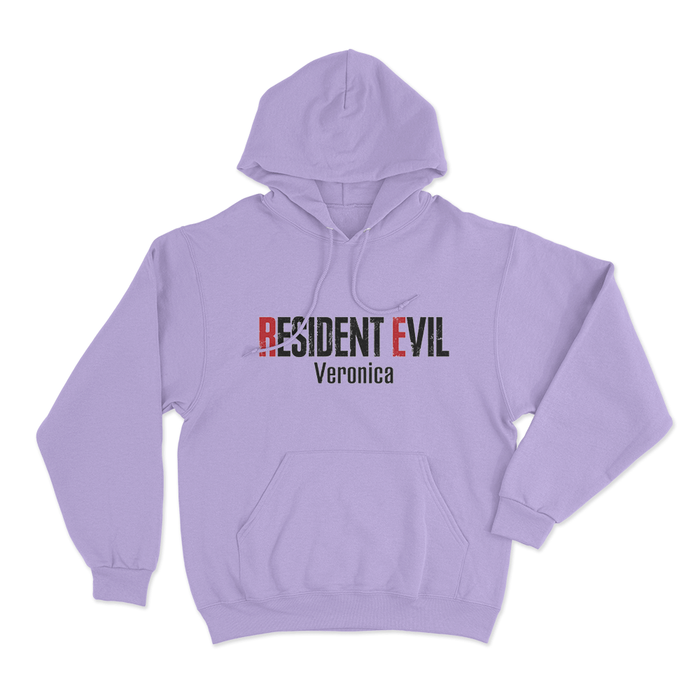 Resident Evil Veronica Logo Unisex Hoodie Purple Resident Evil Veronica Logo Unisex Hoodie Purple