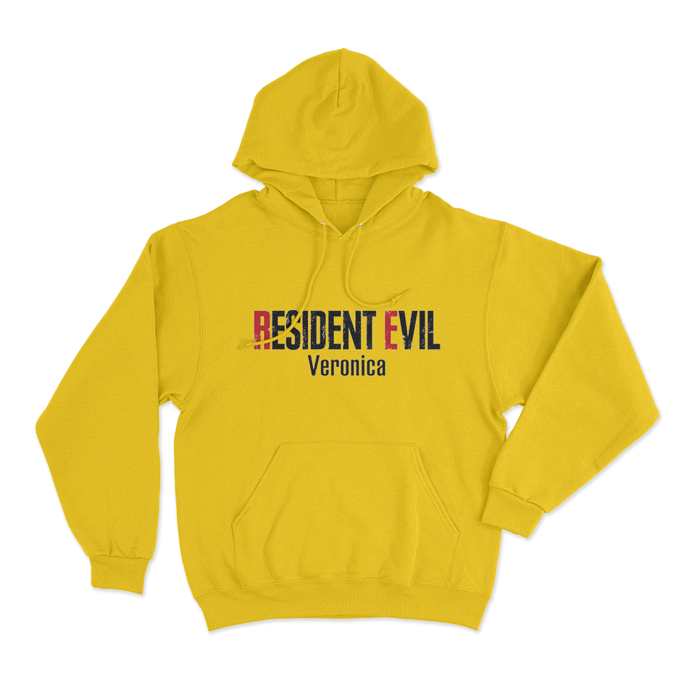 Resident Evil Veronica Logo Unisex Hoodie Yellow Resident Evil Veronica Logo Unisex Hoodie Yellow