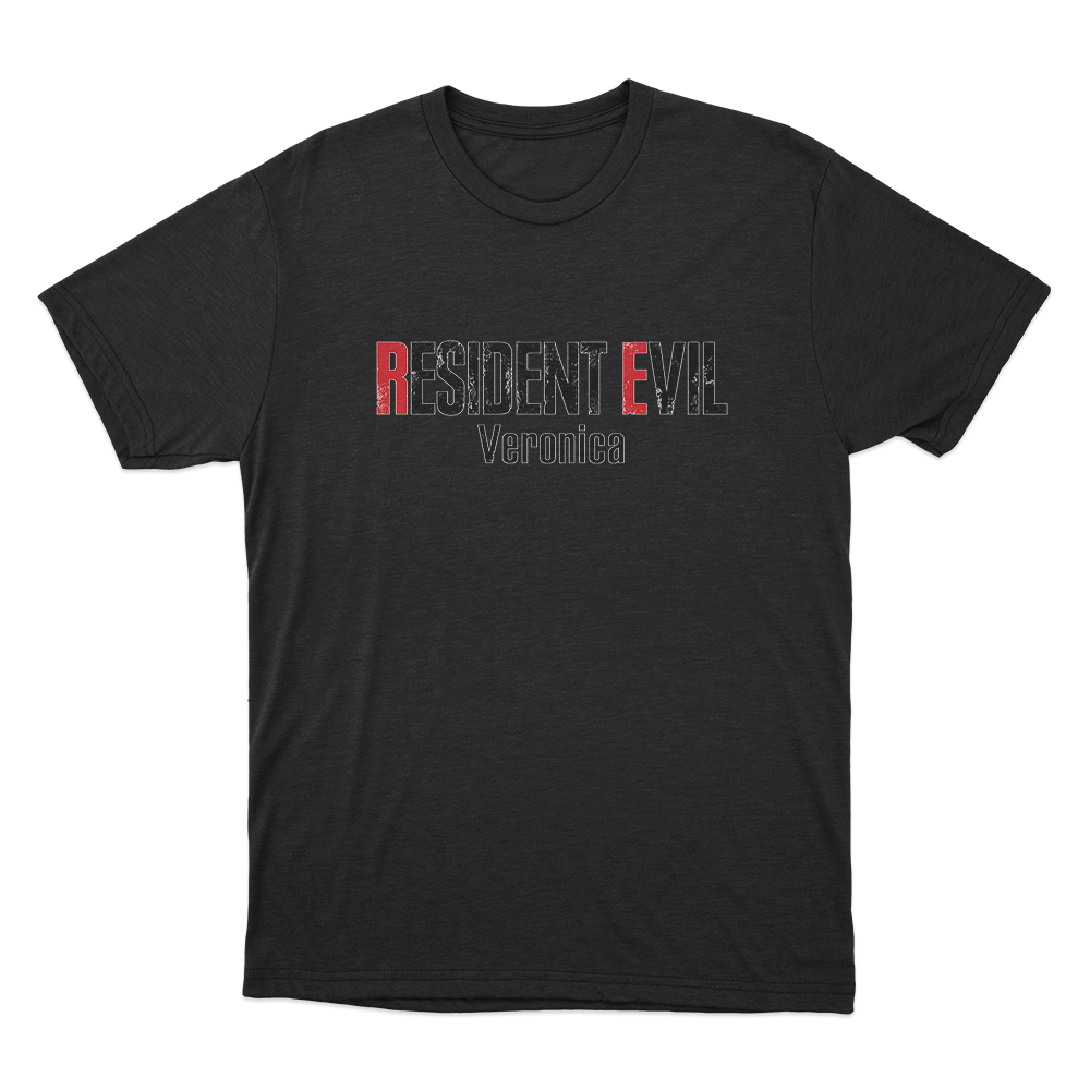 Resident Evil Veronica Logo Unisex T Shirt Black Resident Evil Veronica Logo Unisex T Shirt Black