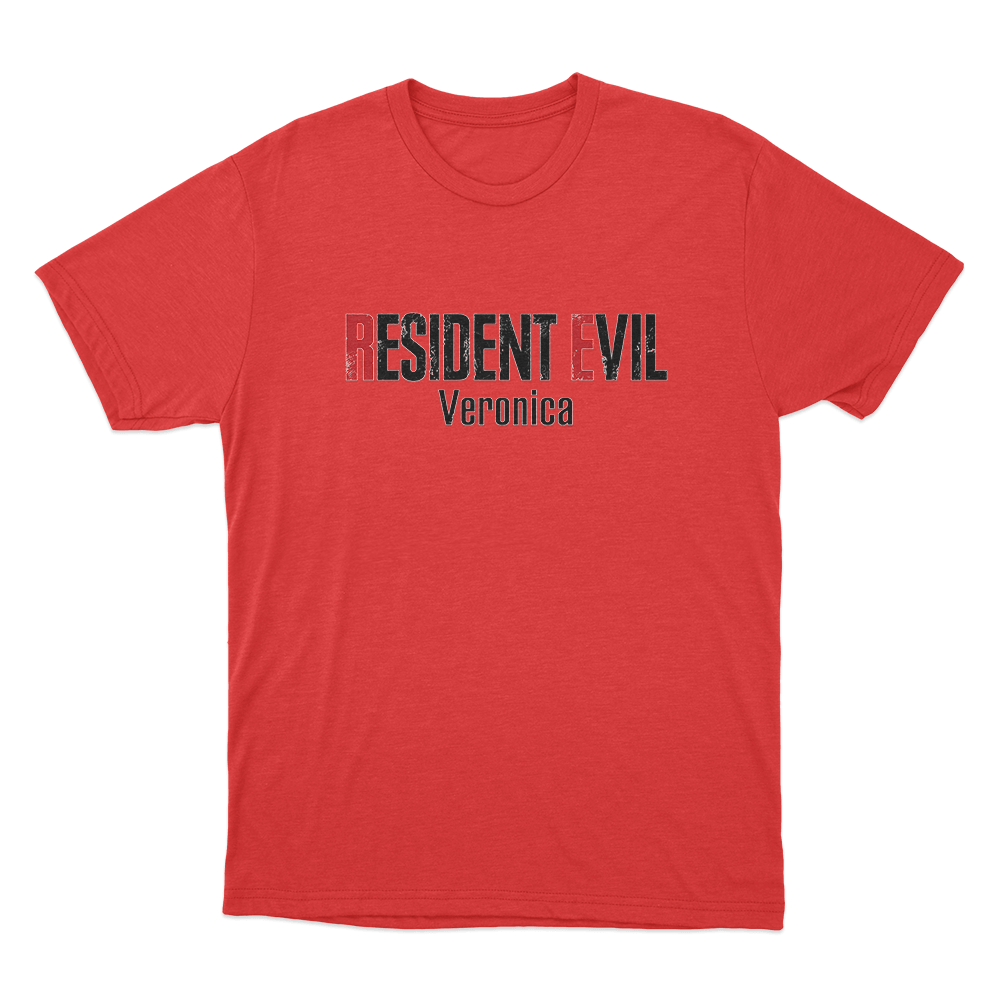 Resident Evil Veronica Logo Unisex T Shirt Red Resident Evil Veronica Logo Unisex T Shirt Red