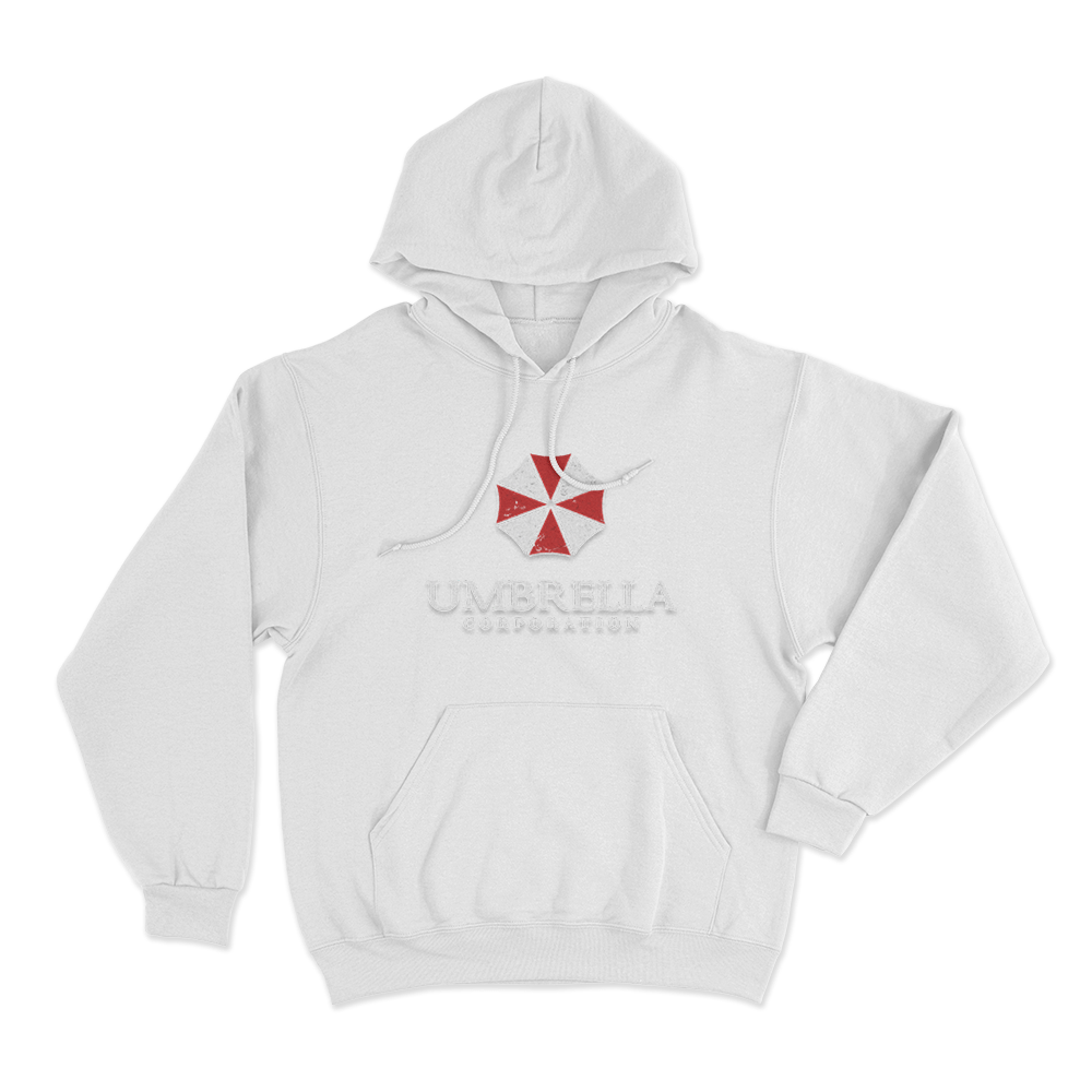 Umbrella Corporation Logo Unisex Hoodie White Umbrella Corporation Logo Unisex Hoodie White