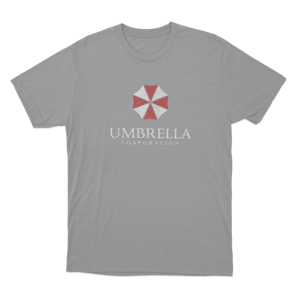 Umbrella Corporation Logo Unisex T Shirt Grey Umbrella Corporation Logo Unisex T Shirt Grey