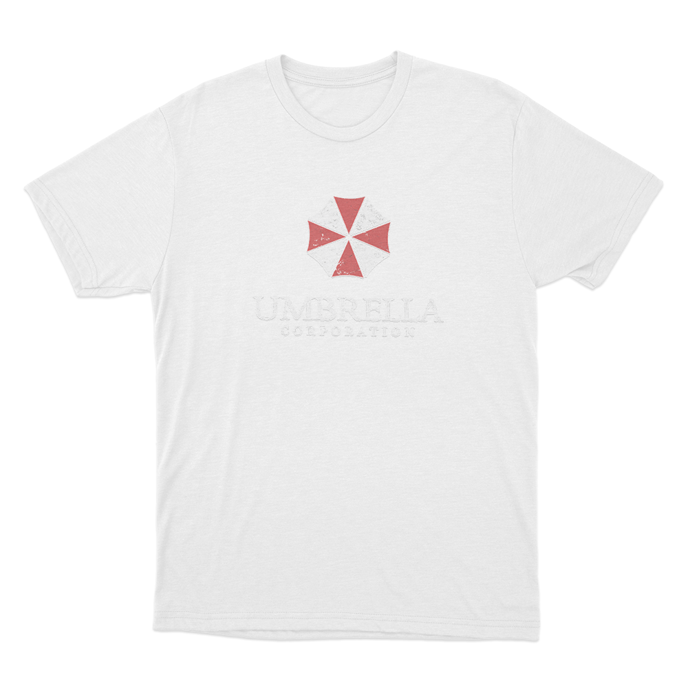 Umbrella Corporation Logo Unisex T Shirt White Umbrella Corporation Logo Unisex T Shirt White
