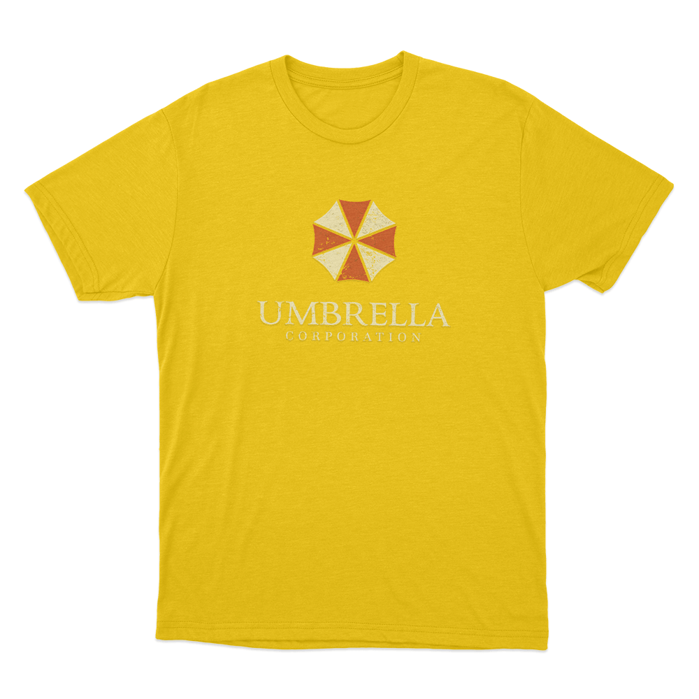 Umbrella Corporation Logo Unisex T Shirt Yellow Umbrella Corporation Logo Unisex T Shirt Yellow